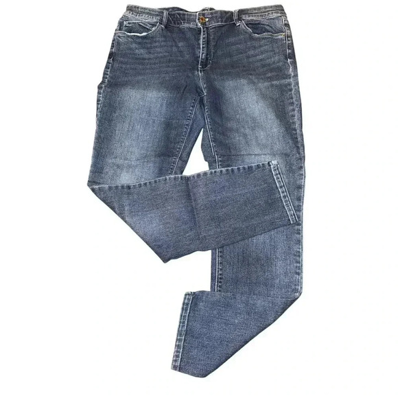 WHITE HOUSE BLACK MARKET JEANS SIZE 14 - Picture 1 of 4